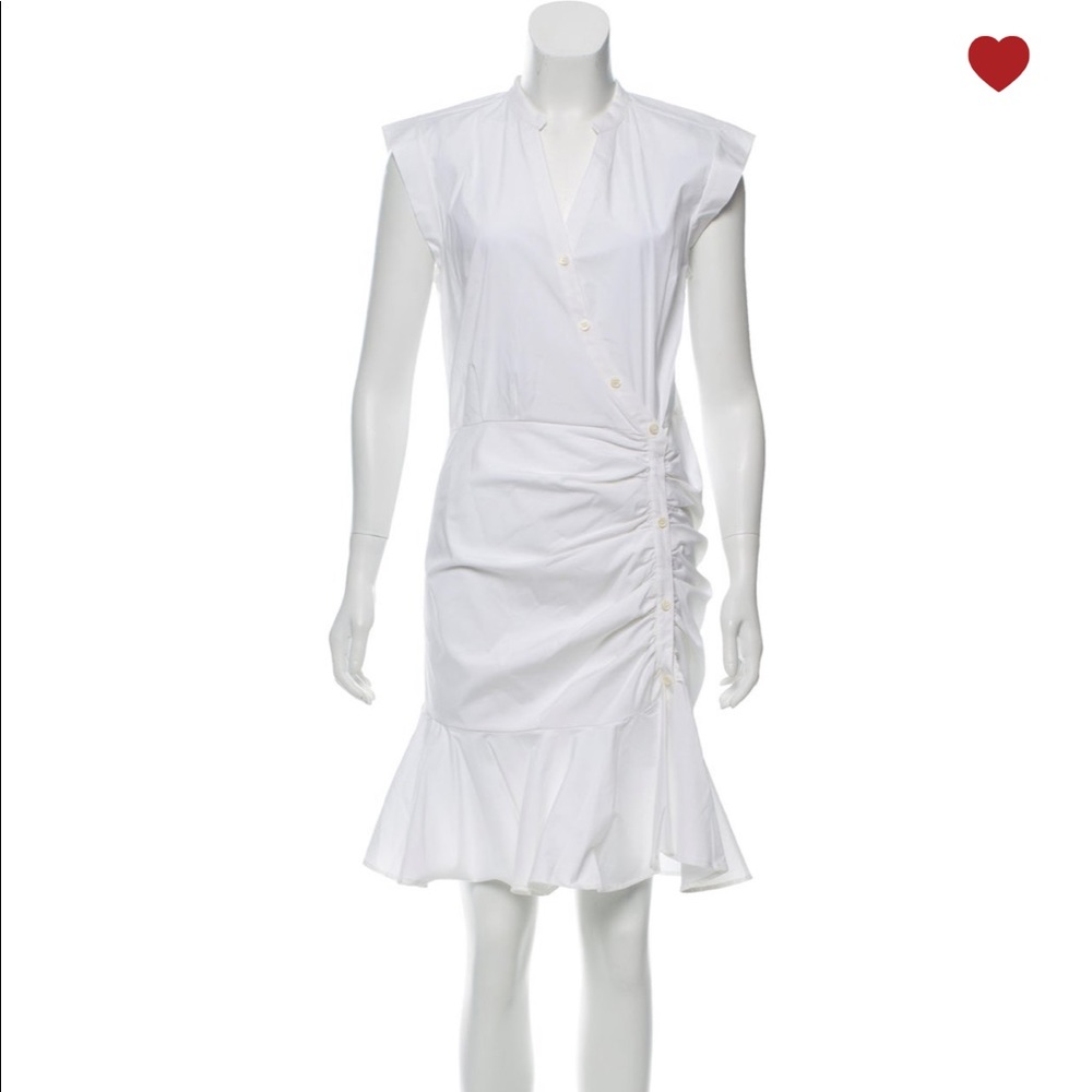 Veronica Beard Ruched Sleeveless Dress NWT